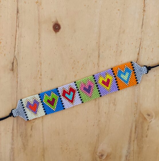 Pulsera Colored heart