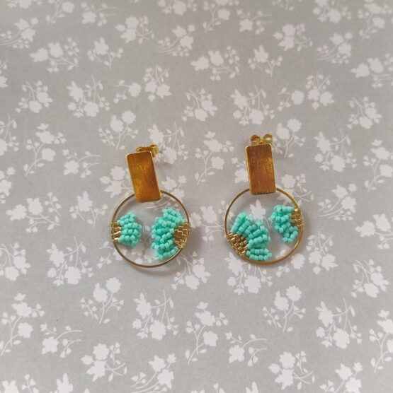 Aretes Resiliencia Verde Menta