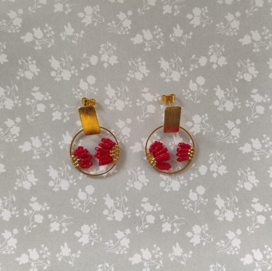 Aretes Resiliencia Roja