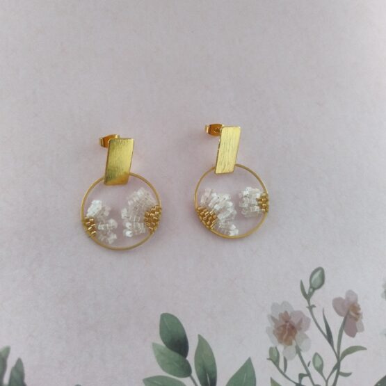 Aretes Resiliencia Blanca